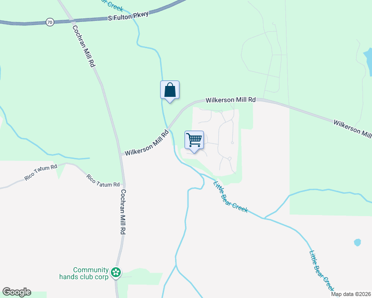 map of restaurants, bars, coffee shops, grocery stores, and more near 405 Rippling Brook Trce in Palmetto