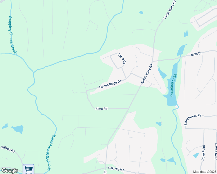 map of restaurants, bars, coffee shops, grocery stores, and more near 80 Falcon Ridge Drive in Covington