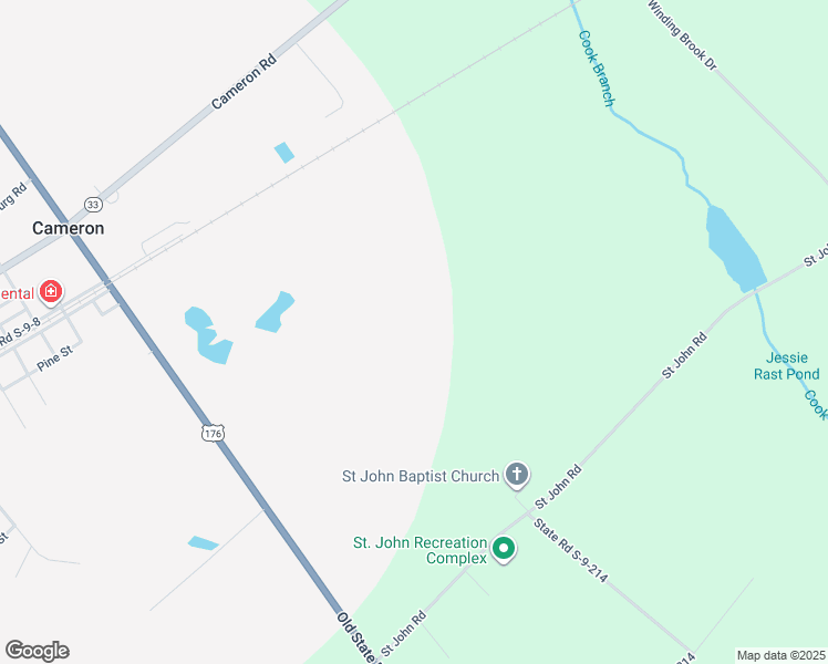 map of restaurants, bars, coffee shops, grocery stores, and more near in Cameron