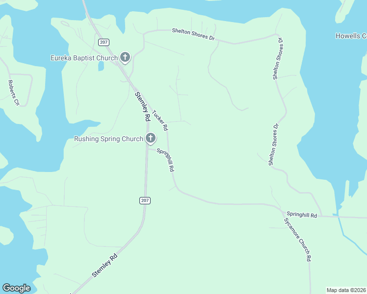 map of restaurants, bars, coffee shops, grocery stores, and more near 335 Tucker Road in Talladega