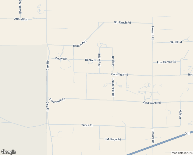 map of restaurants, bars, coffee shops, grocery stores, and more near Pony Trail Road in Anza