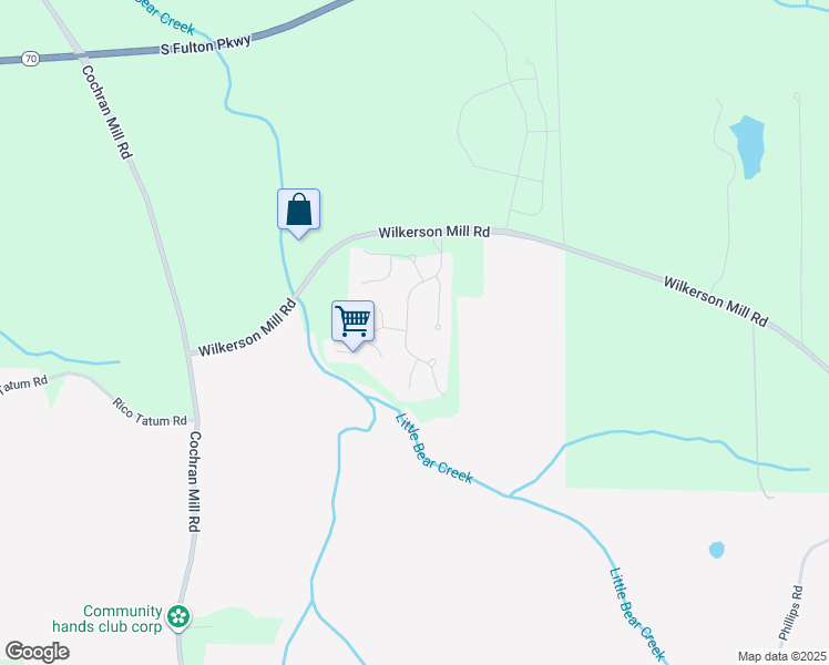 map of restaurants, bars, coffee shops, grocery stores, and more near 7340 Little Fawn Parkway in Palmetto