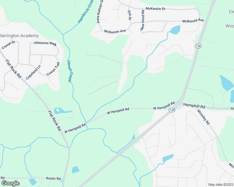 map of restaurants, bars, coffee shops, grocery stores, and more near 641 Hood Road in Stockbridge