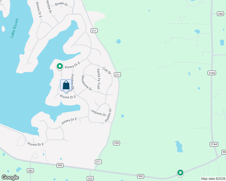 map of restaurants, bars, coffee shops, grocery stores, and more near 104 Shoshone Cove in Gainesville