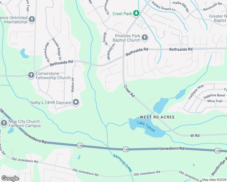 map of restaurants, bars, coffee shops, grocery stores, and more near 3075 Sandy Circle in Riverdale
