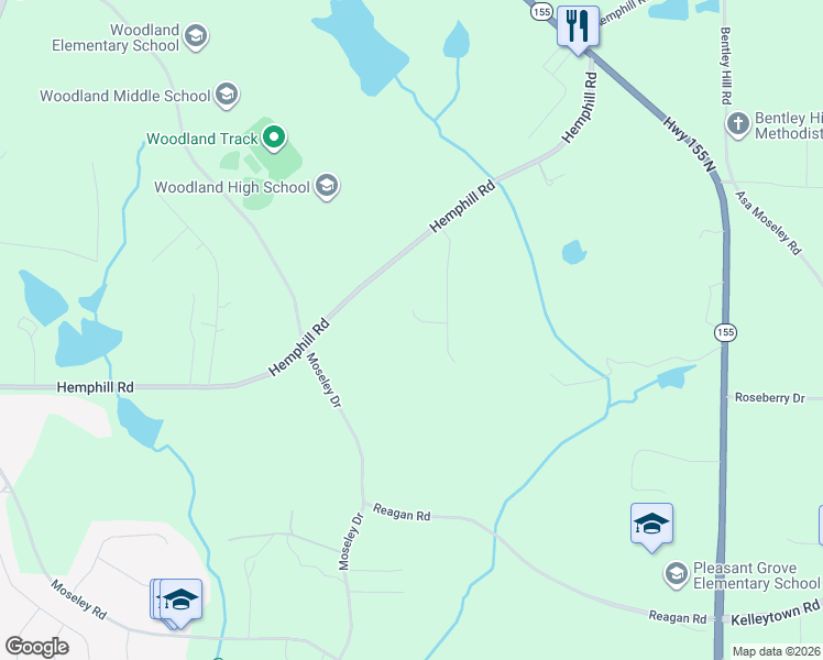 map of restaurants, bars, coffee shops, grocery stores, and more near 205 Wedgewood Court in Stockbridge