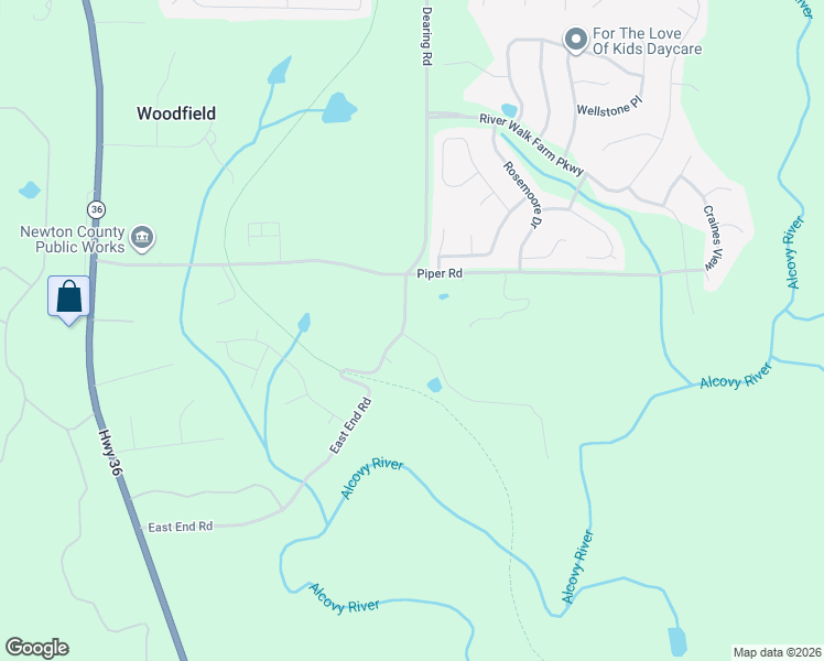 map of restaurants, bars, coffee shops, grocery stores, and more near 240 East End Road in Covington