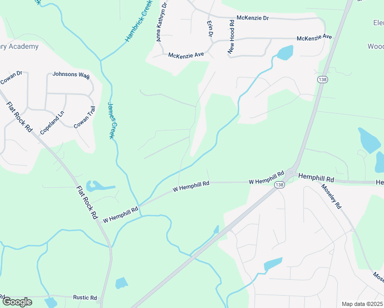 map of restaurants, bars, coffee shops, grocery stores, and more near 641 Hood Road in Stockbridge