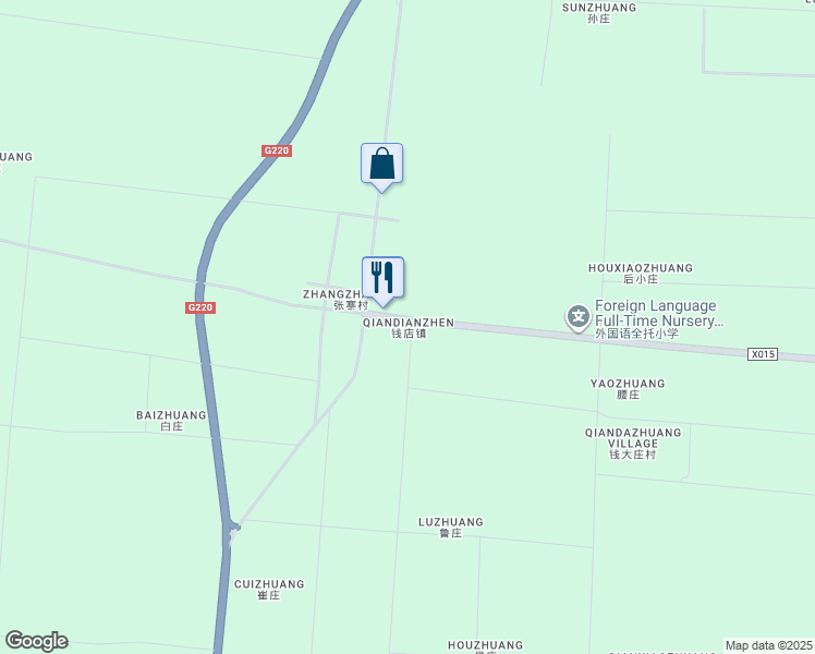 map of restaurants, bars, coffee shops, grocery stores, and more near in Zhoukou