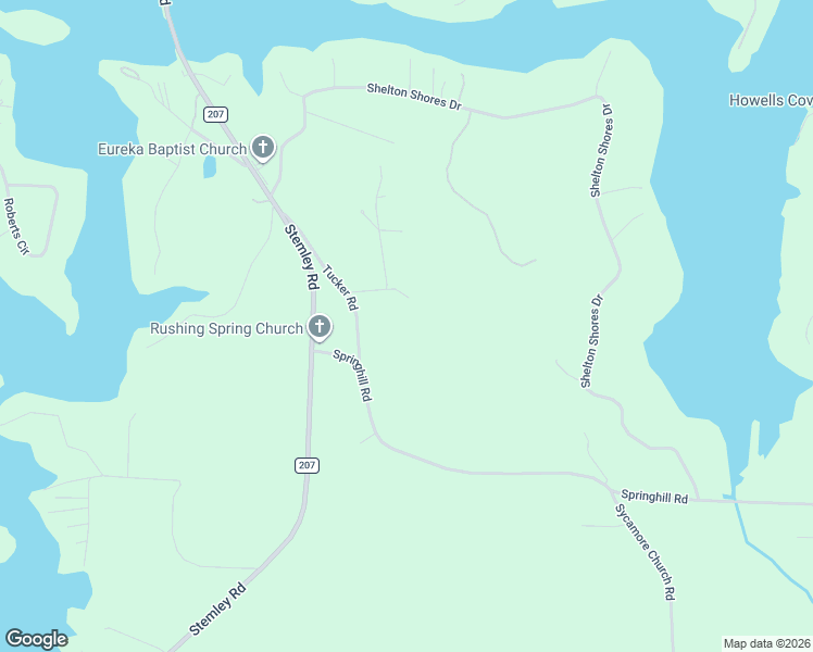 map of restaurants, bars, coffee shops, grocery stores, and more near 335 Tucker Road in Talladega