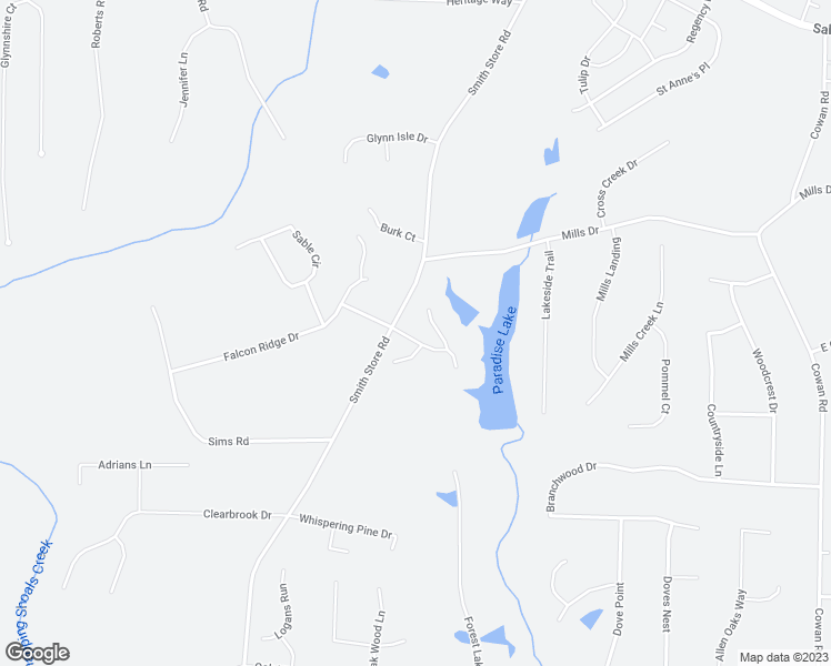 map of restaurants, bars, coffee shops, grocery stores, and more near 25 Lake Charles Way in Covington