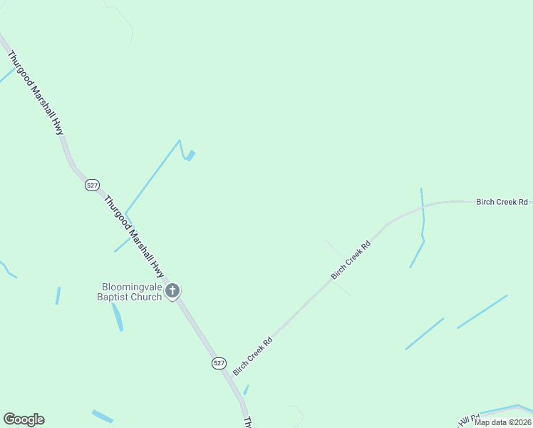 map of restaurants, bars, coffee shops, grocery stores, and more near 1300 Birch Creek Road in Andrews