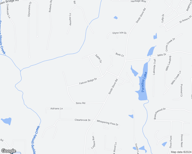 map of restaurants, bars, coffee shops, grocery stores, and more near 135 Falcon Ridge Drive in Covington