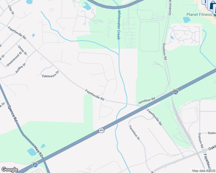 map of restaurants, bars, coffee shops, grocery stores, and more near 960 Trotters Farm Road in Fairburn