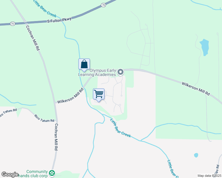 map of restaurants, bars, coffee shops, grocery stores, and more near 7295 Little Fawn Parkway in Palmetto