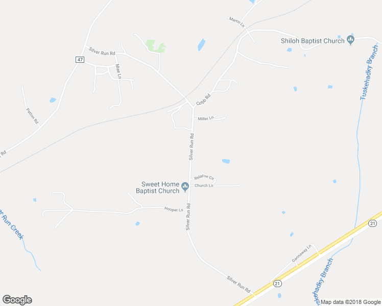 map of restaurants, bars, coffee shops, grocery stores, and more near 848 Silver Run Road in Munford