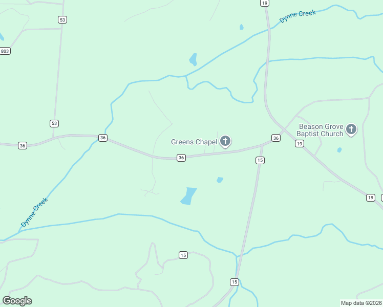 map of restaurants, bars, coffee shops, grocery stores, and more near 6703 County Highway 36 in Heflin