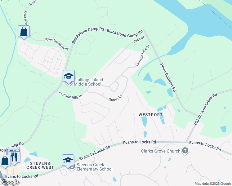map of restaurants, bars, coffee shops, grocery stores, and more near 212 Carriage Hills Circle in Martinez