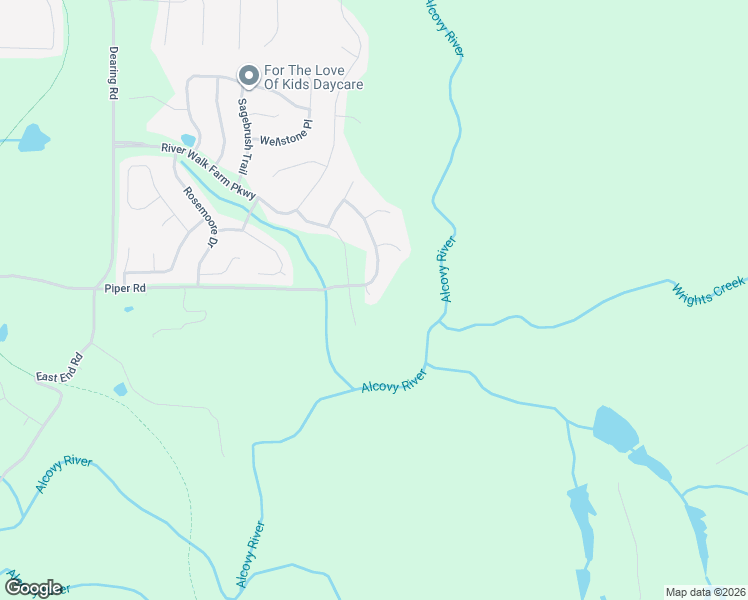 map of restaurants, bars, coffee shops, grocery stores, and more near 45 Crossbill Trail in Covington