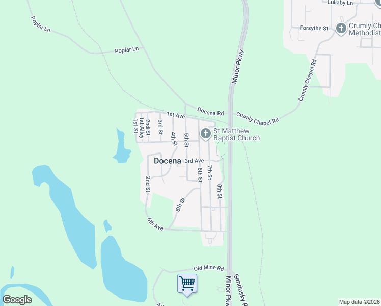 map of restaurants, bars, coffee shops, grocery stores, and more near 212 5th Street in Pleasant Grove