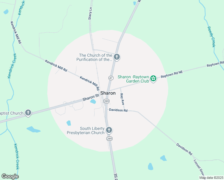 map of restaurants, bars, coffee shops, grocery stores, and more near in Sharon