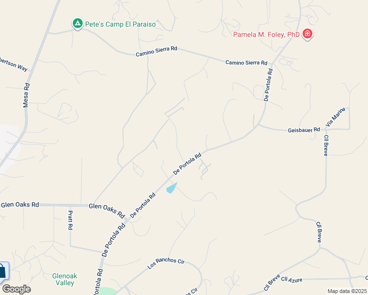 map of restaurants, bars, coffee shops, grocery stores, and more near 41590 De Portola Road in Temecula