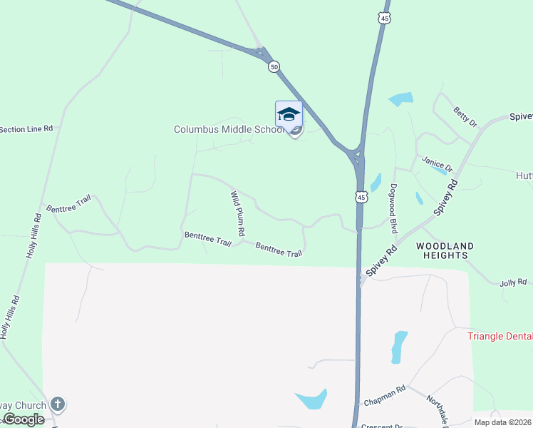 map of restaurants, bars, coffee shops, grocery stores, and more near 301 Plantation Drive in Columbus