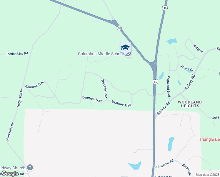 map of restaurants, bars, coffee shops, grocery stores, and more near 313-379 Plantation Drive in Columbus