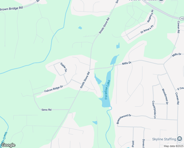 map of restaurants, bars, coffee shops, grocery stores, and more near 523 Smith Store Road in Covington