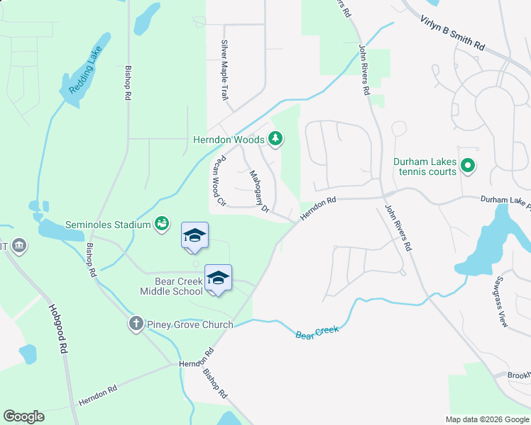 map of restaurants, bars, coffee shops, grocery stores, and more near 425 Cherry Branch Lane in Fairburn