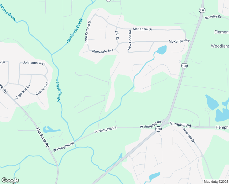 map of restaurants, bars, coffee shops, grocery stores, and more near 521 Hood Road in Stockbridge