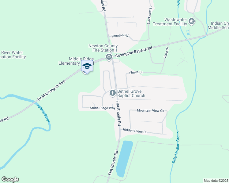 map of restaurants, bars, coffee shops, grocery stores, and more near 15 Stone Commons Way in Covington
