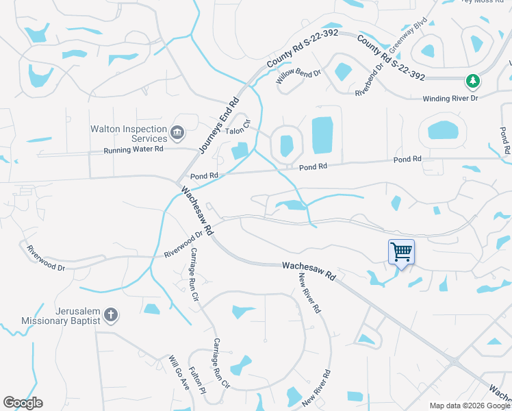map of restaurants, bars, coffee shops, grocery stores, and more near 5 Fringetree Drive in Murrells Inlet