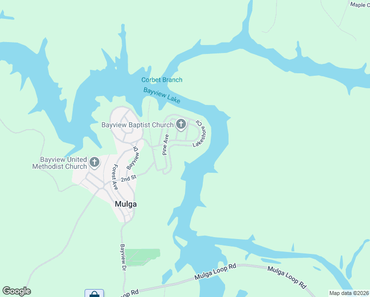 map of restaurants, bars, coffee shops, grocery stores, and more near 231 Lakeshore Circle in Adamsville