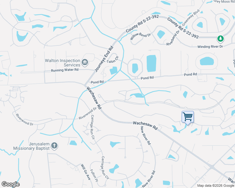 map of restaurants, bars, coffee shops, grocery stores, and more near 17 Pistachio Loop in Murrells Inlet
