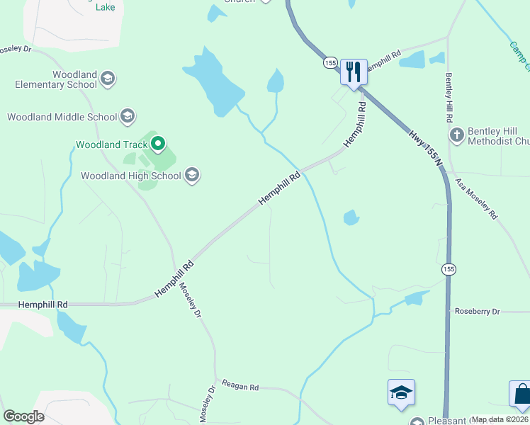 map of restaurants, bars, coffee shops, grocery stores, and more near 100 Ancient Oak Lane in Stockbridge