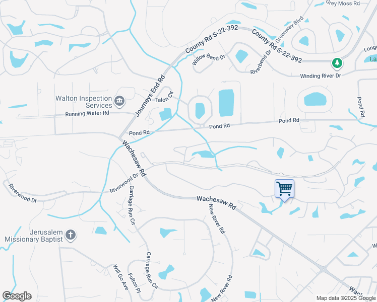 map of restaurants, bars, coffee shops, grocery stores, and more near 5 Fringetree Drive in Murrells Inlet
