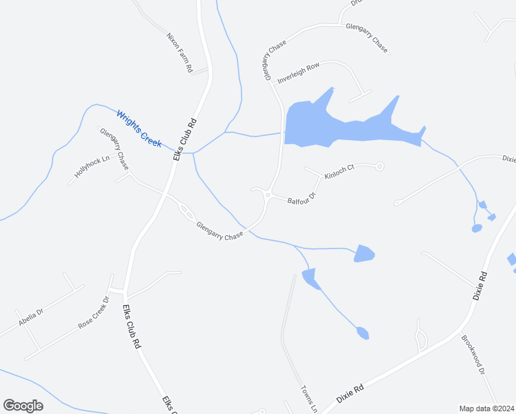 map of restaurants, bars, coffee shops, grocery stores, and more near 135 Glengarry Chase in Covington