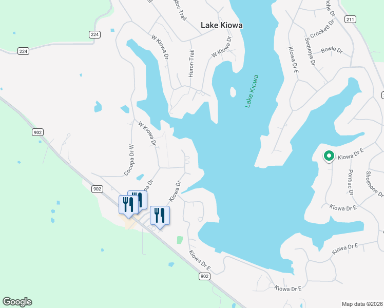 map of restaurants, bars, coffee shops, grocery stores, and more near 103 Cheyenne Drive in Gainesville