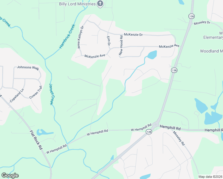 map of restaurants, bars, coffee shops, grocery stores, and more near 521 Hood Road in Stockbridge
