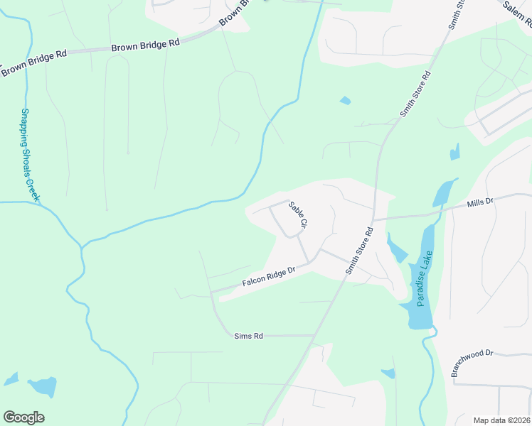 map of restaurants, bars, coffee shops, grocery stores, and more near 260 Sable Circle in Covington