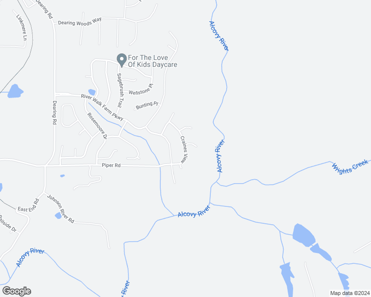 map of restaurants, bars, coffee shops, grocery stores, and more near Craines View in Covington