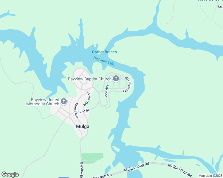 map of restaurants, bars, coffee shops, grocery stores, and more near 218 Pine Avenue in Adamsville