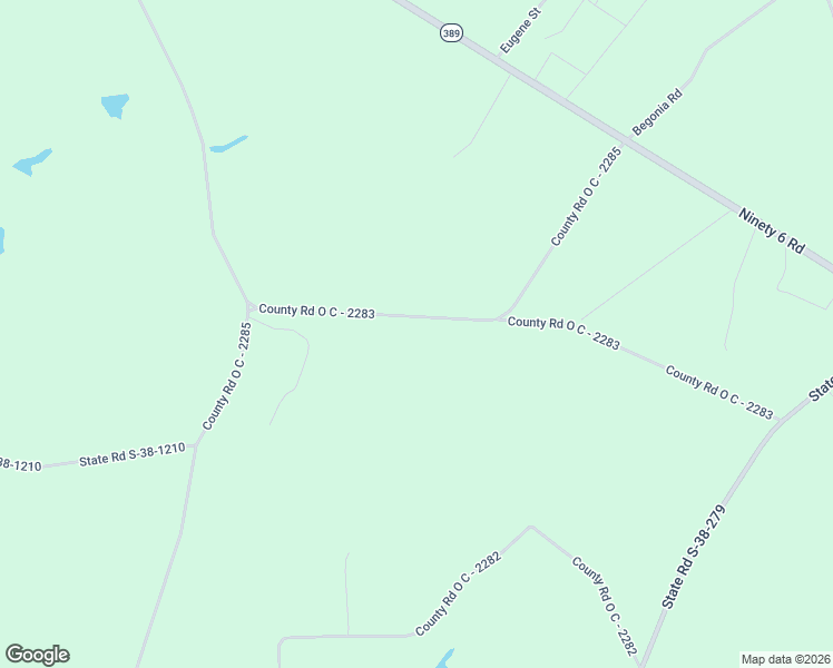 map of restaurants, bars, coffee shops, grocery stores, and more near 1167 Begonia Road in Neeses