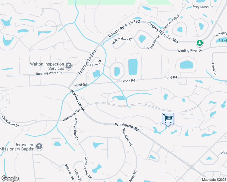 map of restaurants, bars, coffee shops, grocery stores, and more near 4654 Fringetree Drive in Murrells Inlet