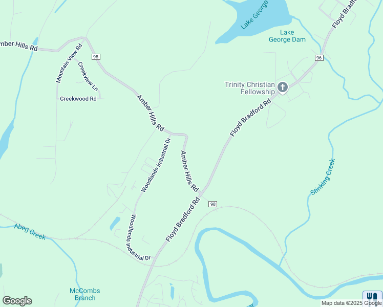 map of restaurants, bars, coffee shops, grocery stores, and more near 6300 Amber Hills Road in Trussville