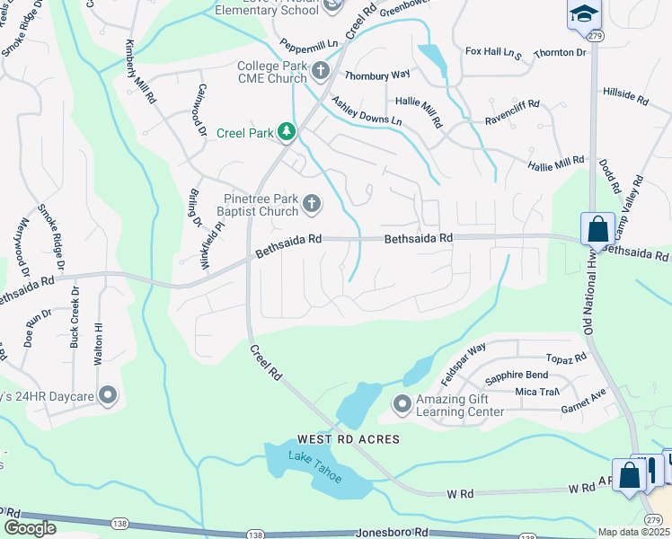 map of restaurants, bars, coffee shops, grocery stores, and more near 935 Buloxi Boulevard in Riverdale