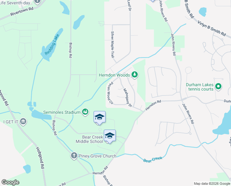 map of restaurants, bars, coffee shops, grocery stores, and more near 275 Teak Lane in Fairburn