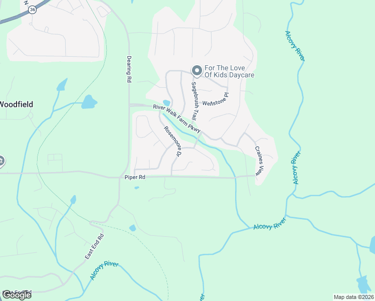 map of restaurants, bars, coffee shops, grocery stores, and more near 20 Snapdragon Lane in Covington