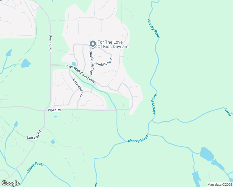 map of restaurants, bars, coffee shops, grocery stores, and more near 35 Kingfisher Walk in Covington